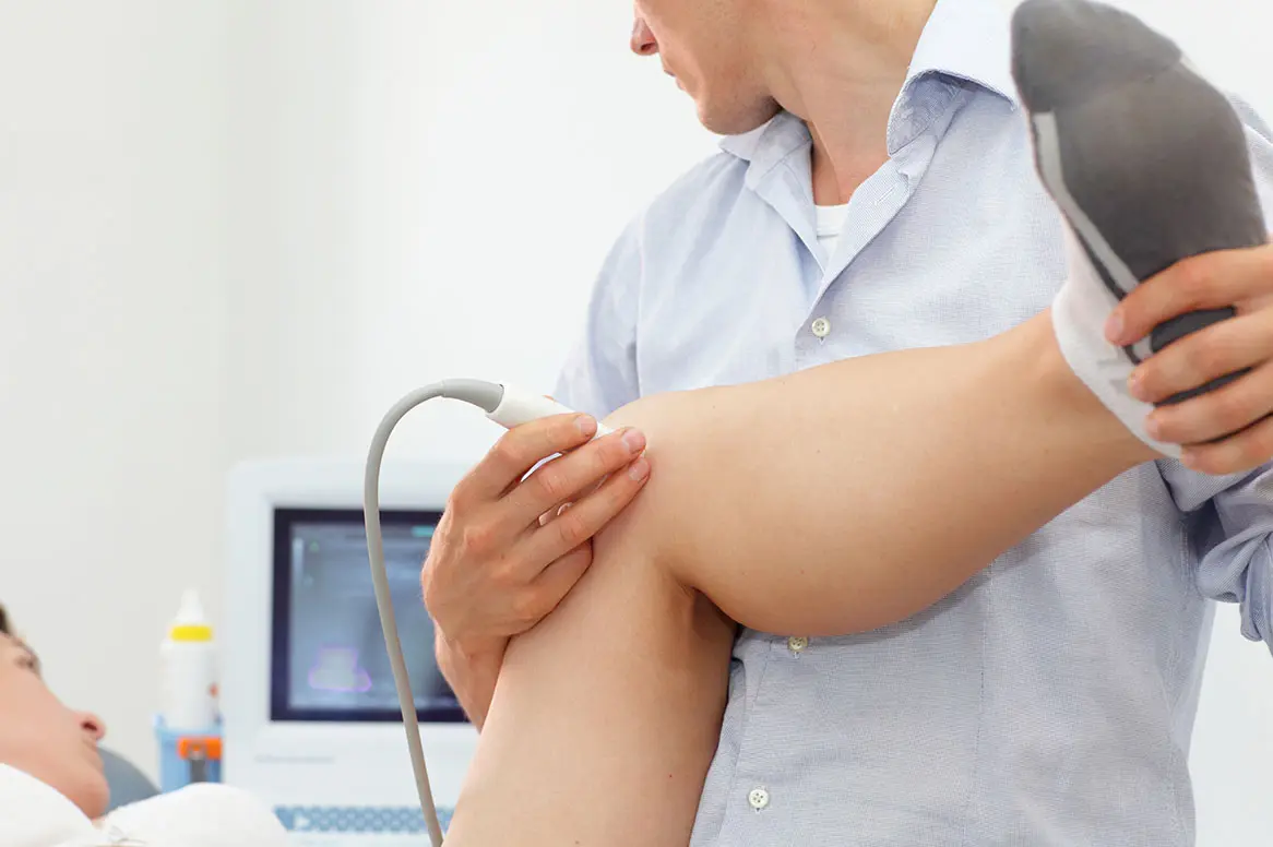 Soft tissue ultrasound for sports injuries at Ultrazdravje clinic